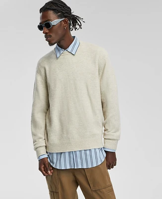 Mode of One Men's Relaxed-Fit Cozy Sweater, Created for Macy's