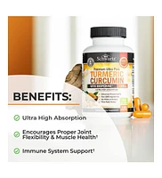 BioSchwartz Turmeric Curcumin with BioPerine 1500mg - Natural Joint Support - Non Gmo - Gluten Free