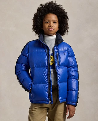 Polo Ralph Lauren Big Boys Logo Down Hooded Jacket