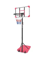 Slickblue Portable Basketball Goal System with Stable Base and Wheels