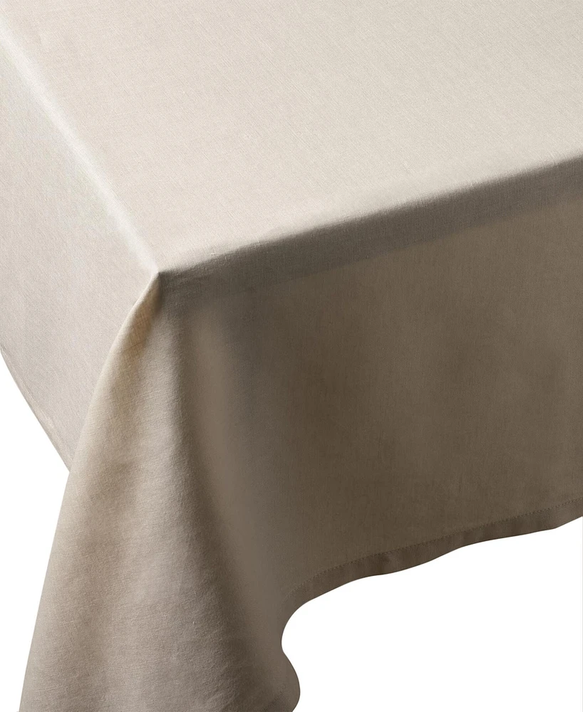 Year & Day Linen Solid-Color Tablecloth, 55" x 110"