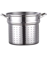 Cooks Standard Classic Stainless Steel 4-piece 12 quart pasta pot cooker steamer multipots
