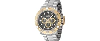 Invicta Men's 47182 Subaqua Quartz Chronograph Gunmetal, Gold Dial Watch