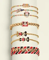 Disney | Macy's Mickey Mouse & Minnie Mouse Icon Pisa Bracelet, Created for Macy's