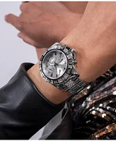 Guess Women's Multi- Function Silver Tone Stainless Steel Watch 40mm