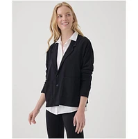 Pact Women's Organic Cotton Airplane Relaxed Blazer