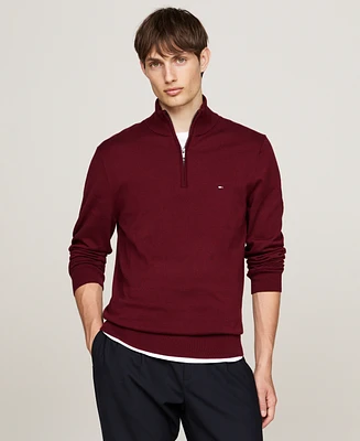 Tommy Hilfiger Men's Quarter-Zip Pullover Knit Sweater