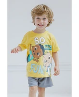 CoComelon Toddler Boys Jj Cody T-Shirt and Mesh Shorts Outfit Set to