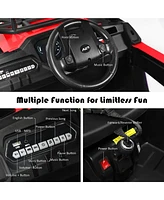 Costway 12V Kids Ride On Utv Truck Rc Electric Car w/MP3 & Light