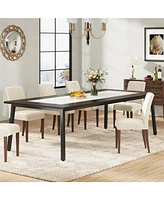 Tribesigns 79-Inch Dining Table for 8-10 People, Modern Large Kitchen Table Dining Room Table for Living Room, Kitchen, Rectangular Dinner Table with