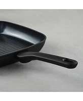 BergHOFF DiNA Helix Recycled Aluminum Nonstick Ceramic Grill Pan, 10.25"