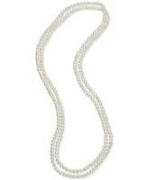 Belle de Mer Cultured Freshwater Pearl (6-7mm) 64" Endless Strand Necklace