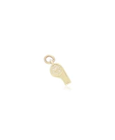 The Lovery Mini Gold Whistle Charm 14K Gold