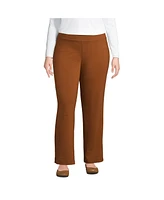 Lands' End Plus Starfish Mid Rise Straight Leg Pants