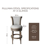 Maven Lane Pullman Bar Stool