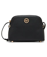 Anne Klein Dome Crossbody with Detachable Card Case