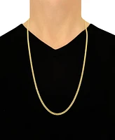 30" Curb Link Chain Necklace (3-1/6mm) in Solid 14k Gold