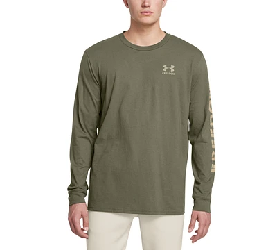 Under Armour Men's Freedom Flag Graphic Long-Sleeve T-Shirt