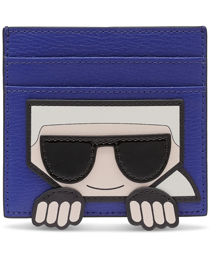 Karl Lagerfeld Paris Leather Card Case Wallet