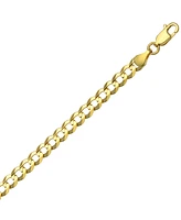 30" Open Curb Link Chain Necklace (4-5/8mm) in Solid 14k Gold