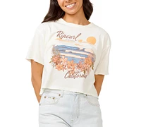 Rip Curl Juniors' Wave Gliders Cropped T-Shirt