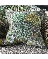 Designers Guild Madhya Moss Velvet Decorative Pillow