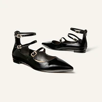 I.n.c. International Concepts Valan Triple-Strapped Flats, Created for Macy's