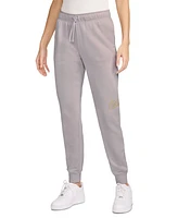 Nike Women's Mid-Rise Club Fleece Shine Joggers