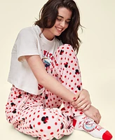 Disney | Macy's Adult Unisex Minnie Mouse Plush Fleece Pants, Created for