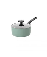 BergHOFF Sage Nonstick Aluminum 7Pc Cookware Set with Glass Lid