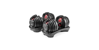 Irongear Adjustable Dumbbells Set of 2 (52.5 lbs x 2) - Anti-Slip Handle Free Weights Dumbbell Set for Men & Women, Ideal for Full