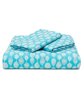 Chanasya Premium Blue Aqua Abstract Duvet Cover Set