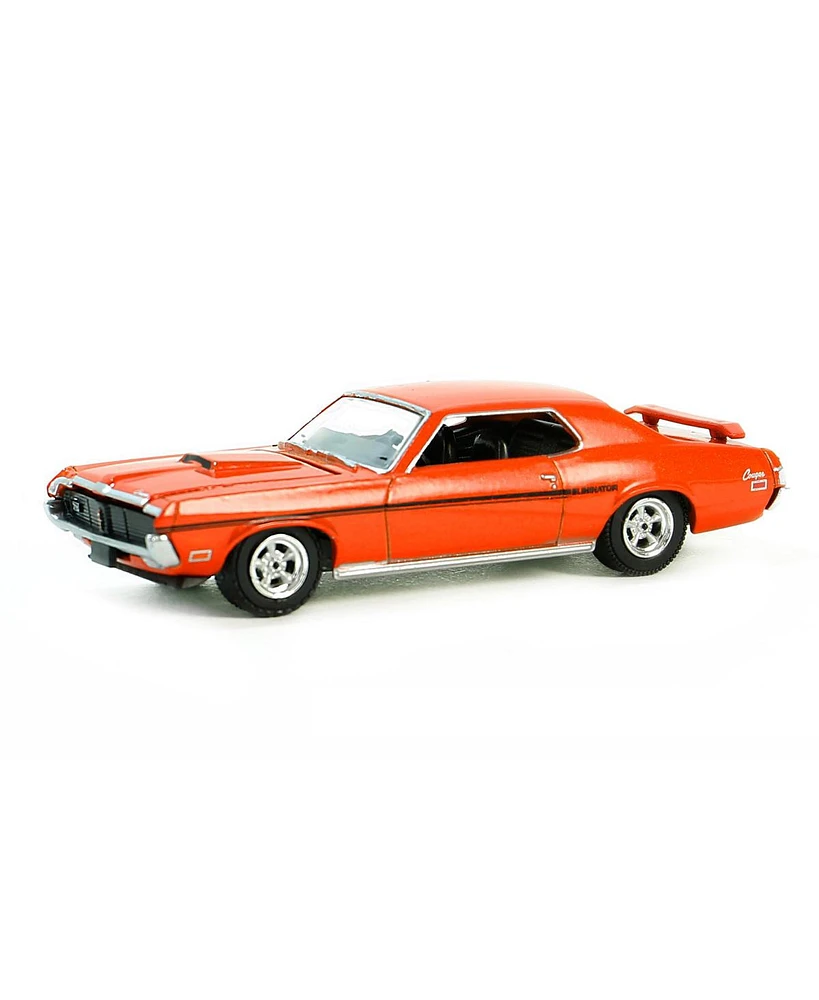 Greenlight Collectibles 1/64 1969 Mercury Cougar Eliminator Orange, GreenLight Muscle Series