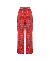 Nocturne Women's High-Waist Tweed Pants