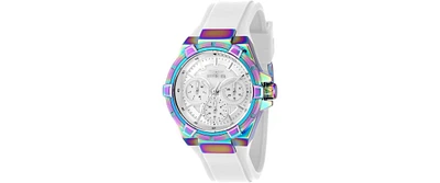 Invicta Women's 37308 Aviator Quartz Chronograph White, Silver Dial Watch