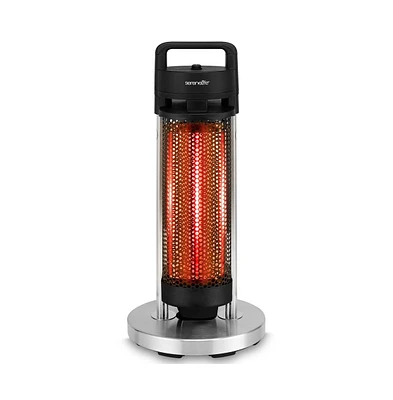 SereneLife 900W Electric Patio Heater with 360-Degree Tip-Over Safety Switch