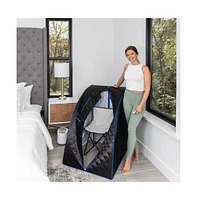 SereneLife Compact & Portable Steam Sauna With Foldable Chair