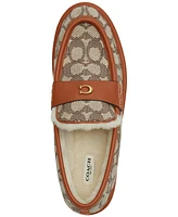 Coach Women's Forest Cozy Shearling Moc Slippers