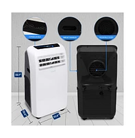 SereneLife Portable Air Conditioner, 10,000 Btu, Built-in Dehumidifier & Fan