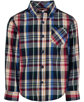 Tommy Hilfiger Toddler and Little Boys Autumn Long Sleeve Plaid Shirt