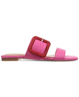 On 34th Women's Paulina Buckled Two-Band Flat Sandals, Created for Macy's