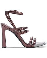 Dkny Women's Strappy Multi-Buckle Stiletto Sandals