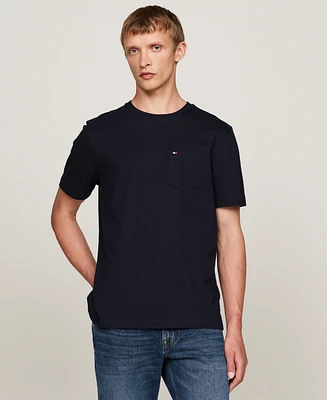 Tommy Hilfiger Men's Essential Solid Pocket T-Shirt