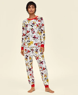 Disney | Macy's Women's 2-Pc Parade Balloons Matching Family Pajamas Set, Exclusively at