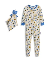 Max & Olivia Baby Boys or Girls Snug Fit Hanukkah Coverall 2-Piece Pajama Set