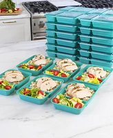 Good Cook Meal Prep Rectangle Two Compartment 30 Pack Container