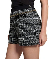 Guess Women's Yvonne Tweed Shorts