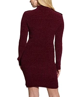 Guess Women's Keily Mock-Neck Sweater Dress