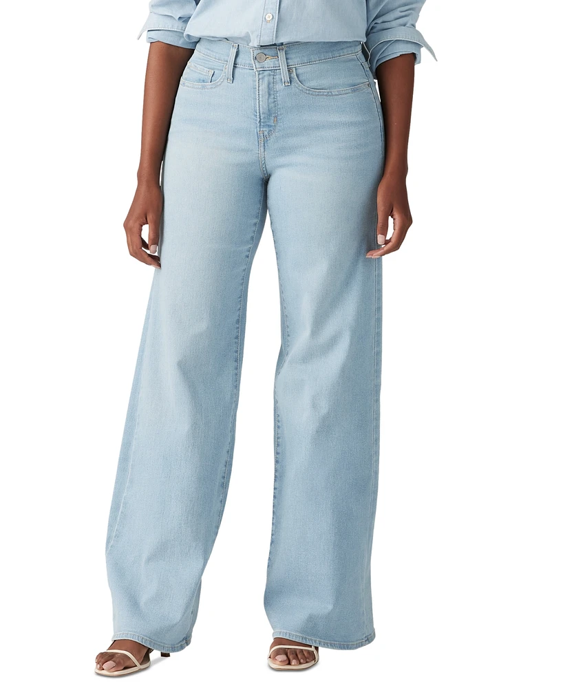 Levi's Women's 318 Shaping Stellar-Stretch Wide-Leg Jeans