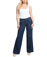 Guess Women's Ava Belted Trouser Jeans